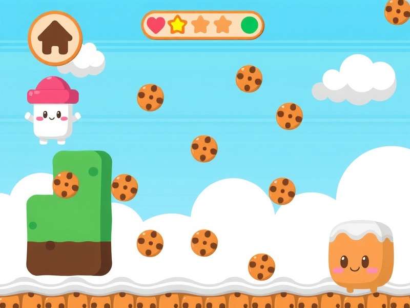 A close-up of delicious chocolate chip cookies on a baking tray