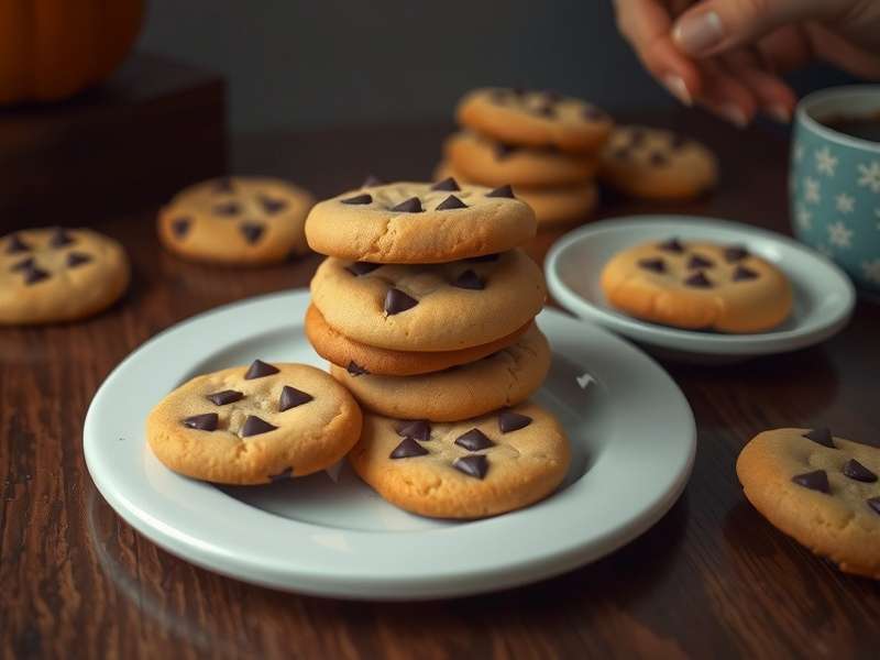 A close-up of a chocolate chip cookie, representing the core of Cookie Clicker