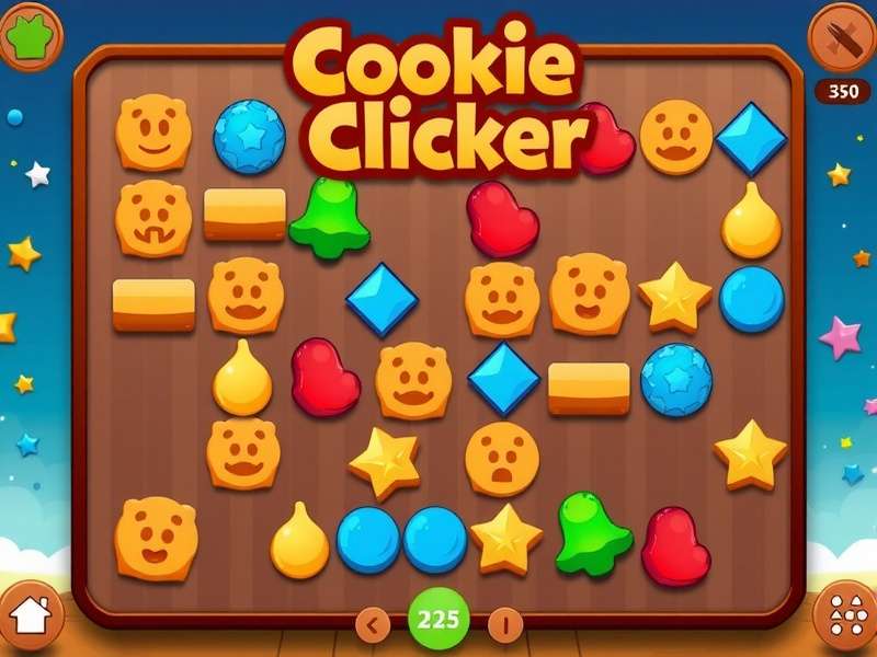 Cookie Clicker gameplay on Cool Math Games showing golden cookies and upgrades