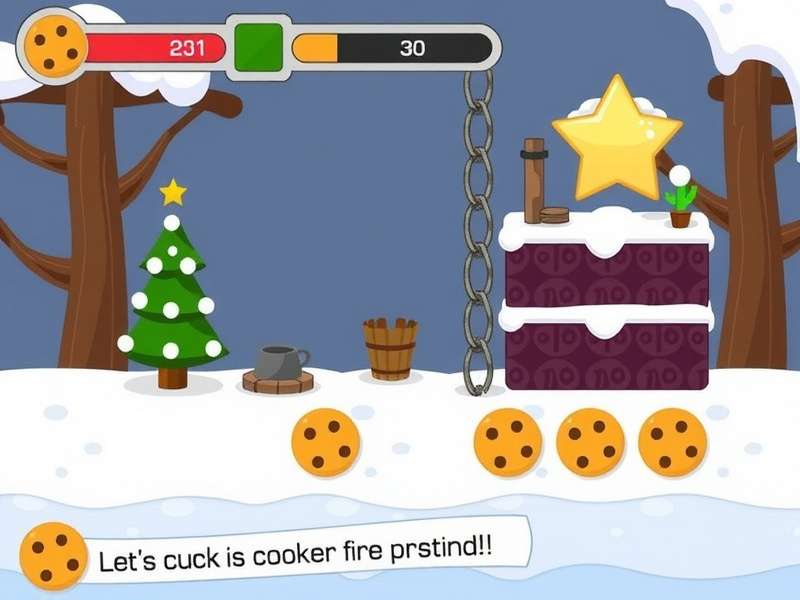 Aesthetic terminal screen with code and a cookie emoji