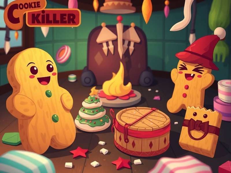 Cookie Clicker game interface showing golden cookies and numerous buildings