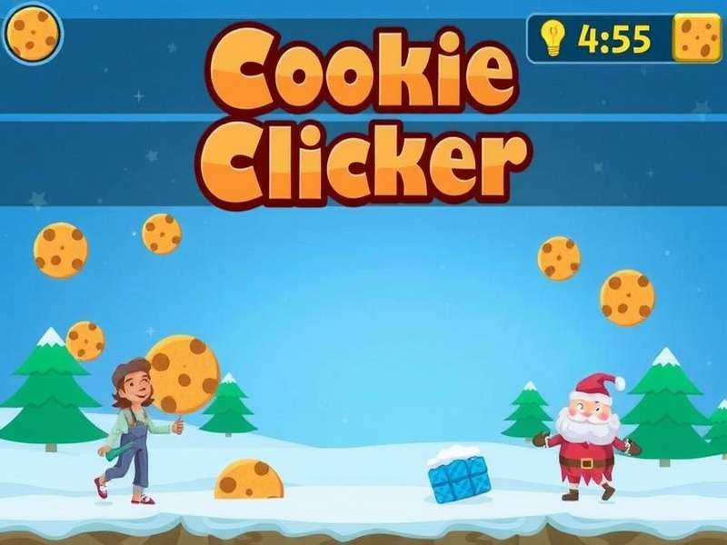 Cookie Clicker Game evolution from simple cookie to complex empire