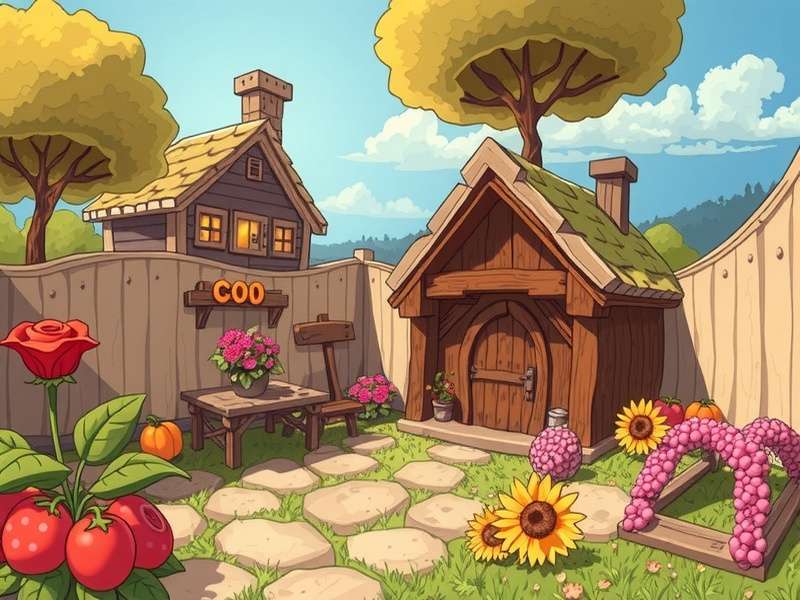 Visual guide to Cookie Clicker Garden layout showing plant grid and soil selection