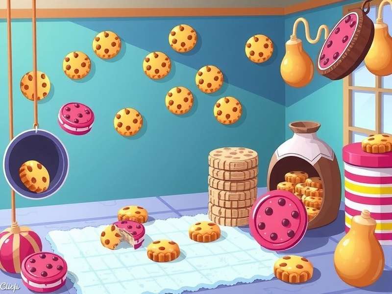A sprawling, visually impressive Cookie Clicker game interface showing massive cookie production and numerous buildings