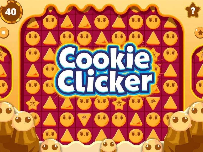 A delicious pile of chocolate chip cookies with one being clicked by a cursor