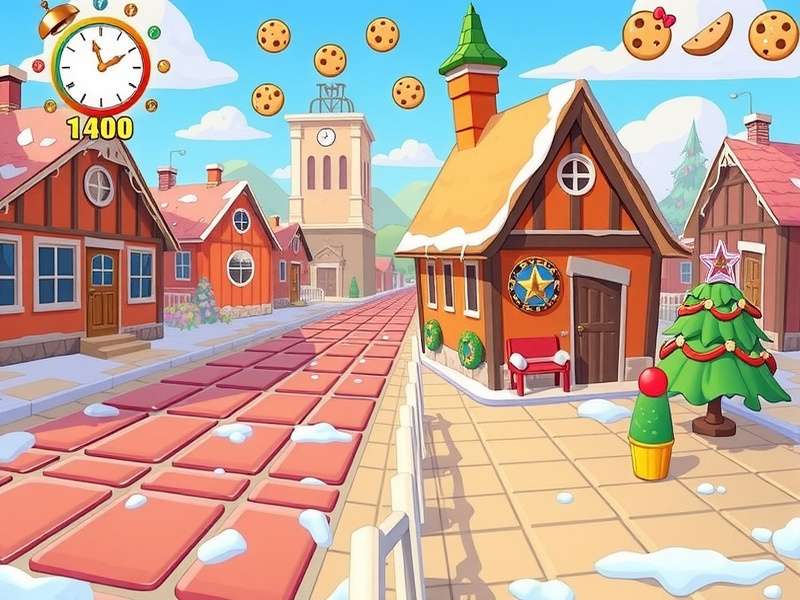 A delicious, close-up view of a chocolate chip cookie, representing the core of Cookie Clicker gameplay