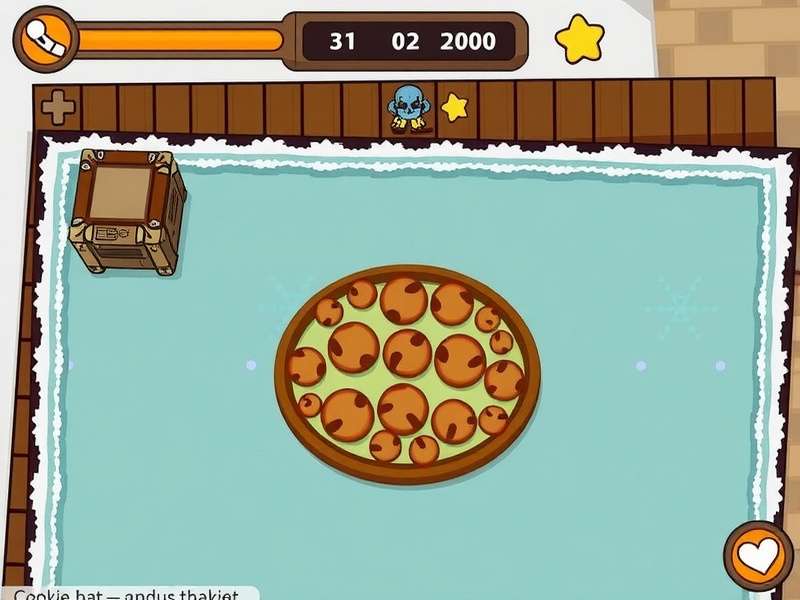 A close-up of a computer screen showing Cookie Clicker interface with many golden cookies and high cookie count