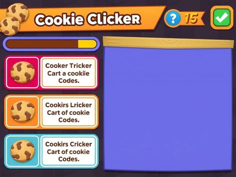 Golden Cookie storm in Cookie Clicker with multiple buffs active