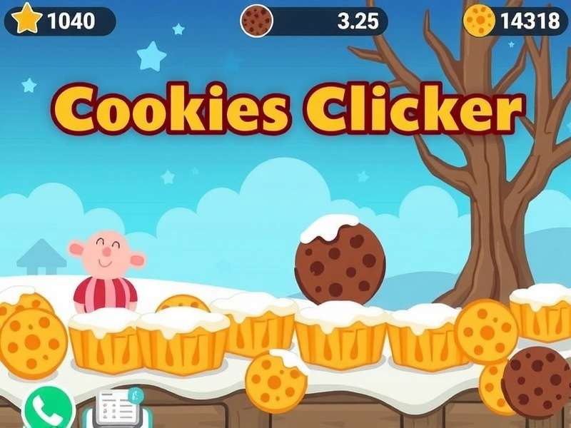 Cookie Clicker Game Interface on Cool Maths Games