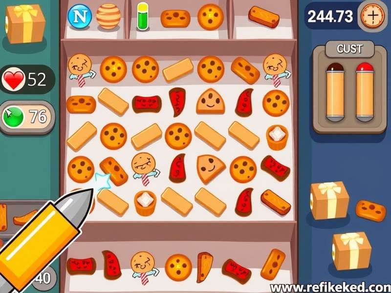 Cookie Clicker gameplay screenshot showing a giant cookie and various buildings