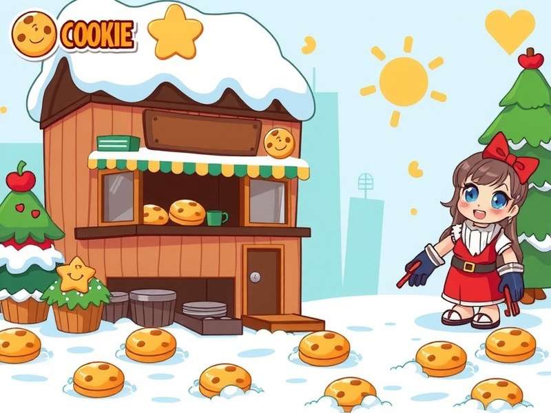 Cookie Klik – Cookie Clicker game interface with golden cookie and upgrades