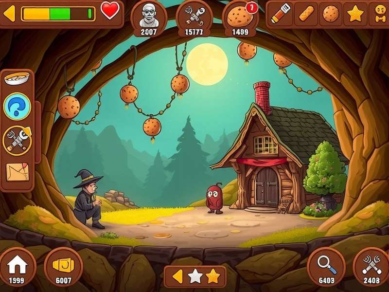Cookie Clicker Orteil — grandmapocalypse visual art representing the game's eerie endgame phase