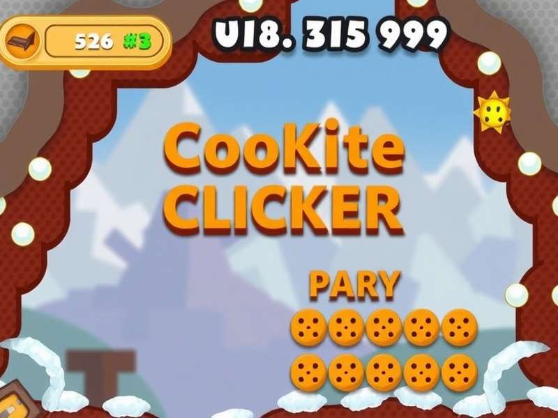Unblocked Cookie Clicker gameplay interface showing cookie counter and upgrades