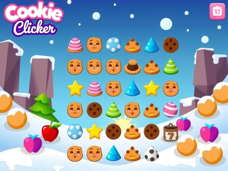 Coolmathgames Cookie Clicker - massive golden cookie with chocolate chips on a warm background