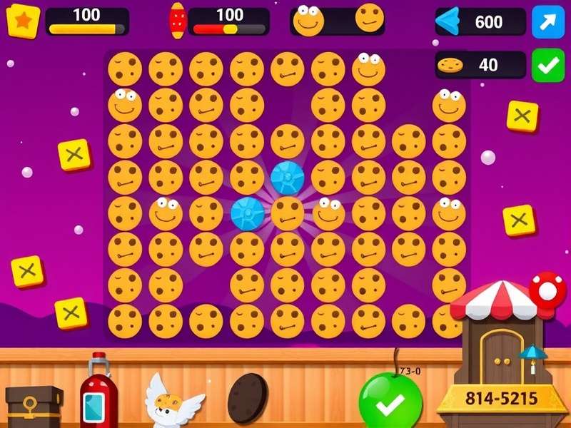 Cool Maths Games Cookie Clicker gameplay showcase with golden cookies and bakery upgrades